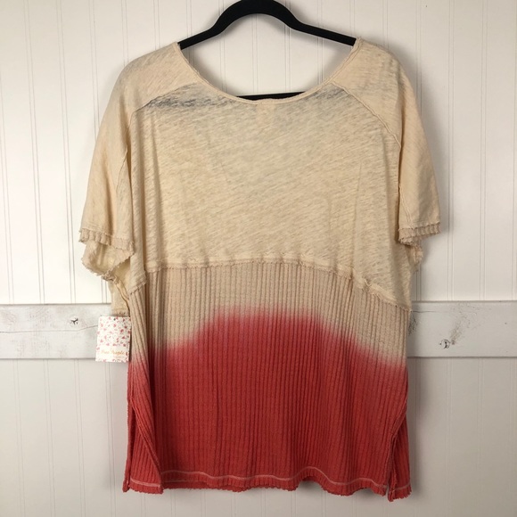 FREE PEOPLE Sundial Tee Perpetual Sunset NWT - Picture 6 of 7